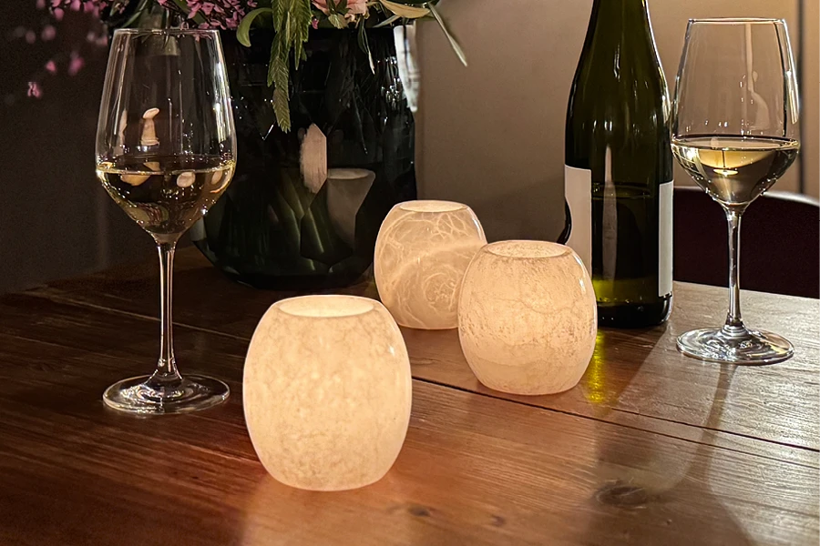 Wohnwelten Windlicht Alabaster Wohnwelten Windlicht Alabaster